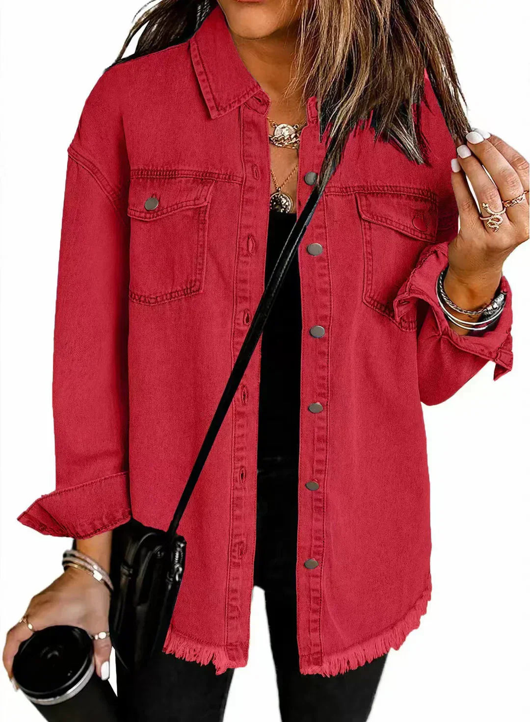 Josefine™ | Tidløs Denim Skjortejakke