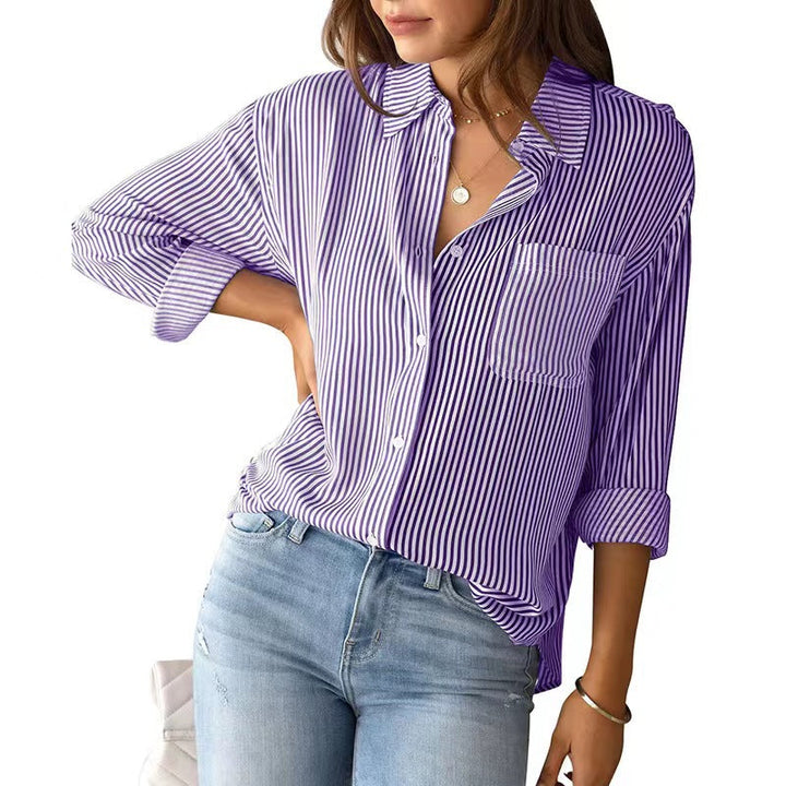 Gyda™ | Elegant bluse i bomuld med løs pasform