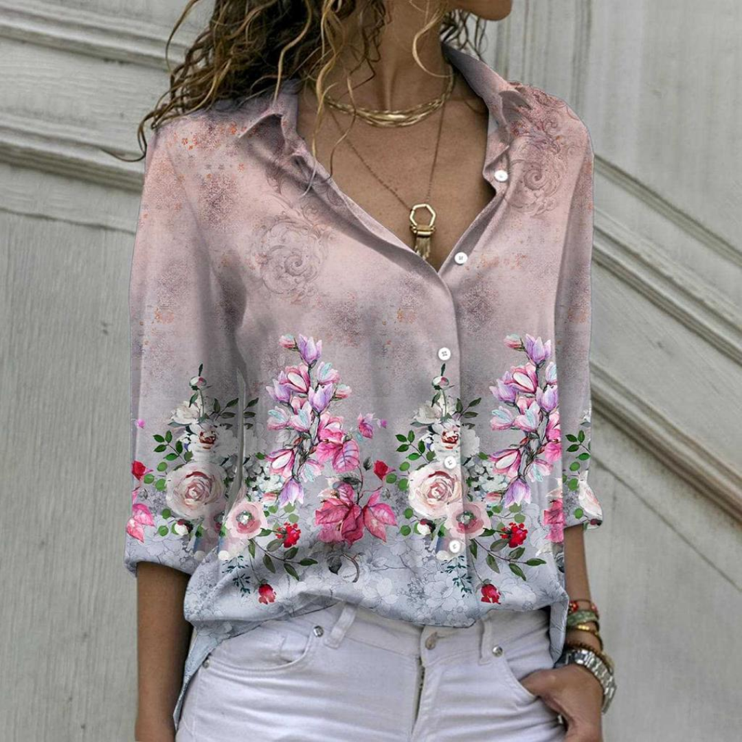 Ellinor™ | Elegant og trendy kunstbluse