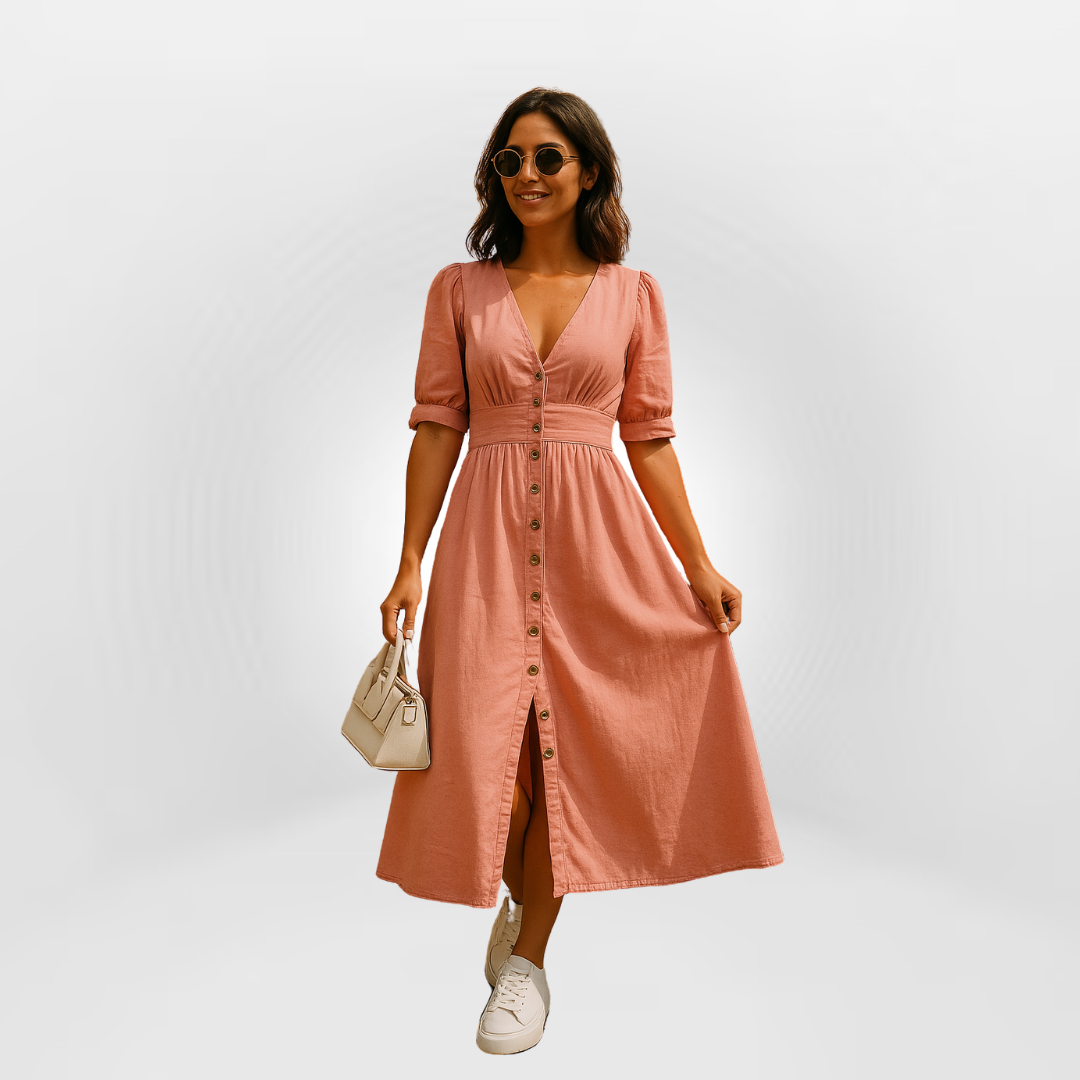 Alma – Jeanskjole med retro touch