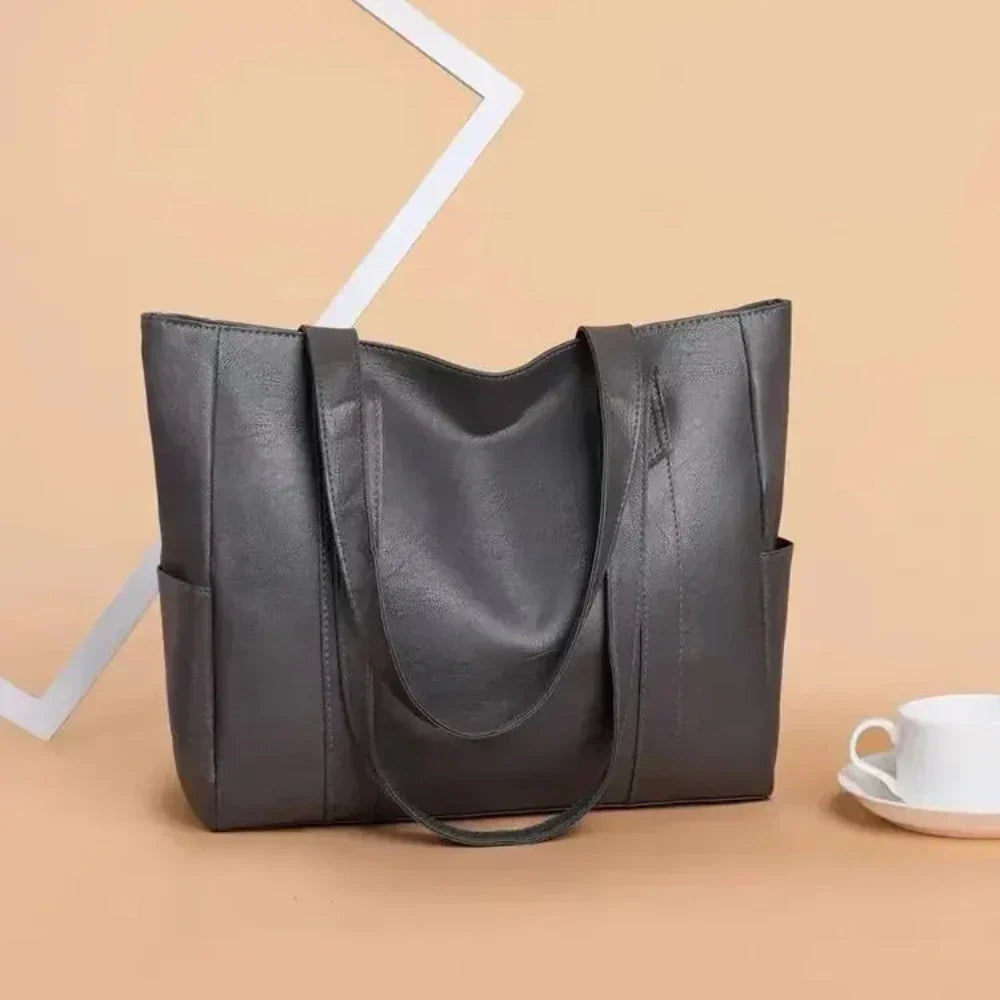Hannah™ | Minimalistisk luksuriøs skuldertaske i blødt design.