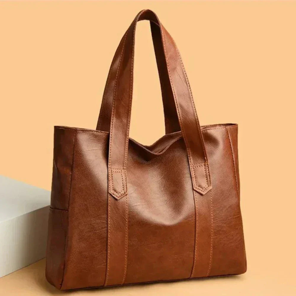 Hannah™ | Minimalistisk luksuriøs skuldertaske i blødt design.