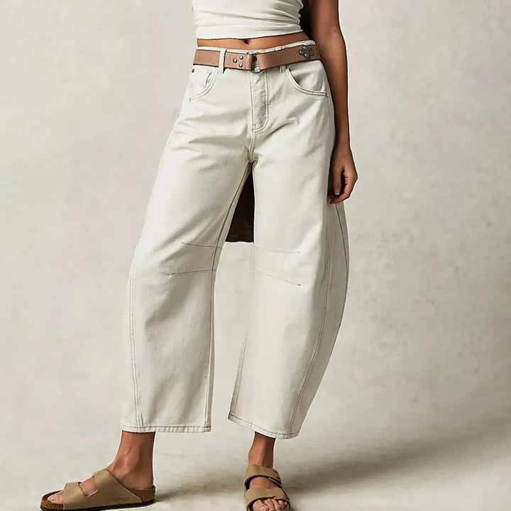 Benedicte™ | Casual Og Behagelige Jeans Med Vide Ben