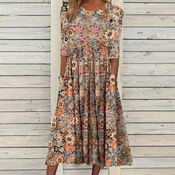 Marit™ | Blomstrende Sommerkjole