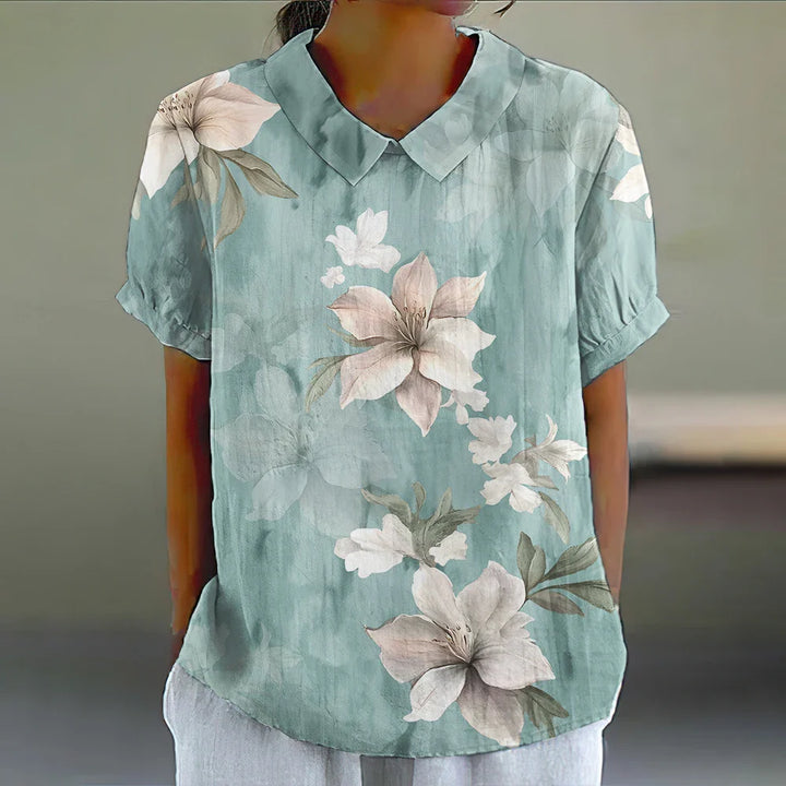 Lærka™ | Blomstret Bluse