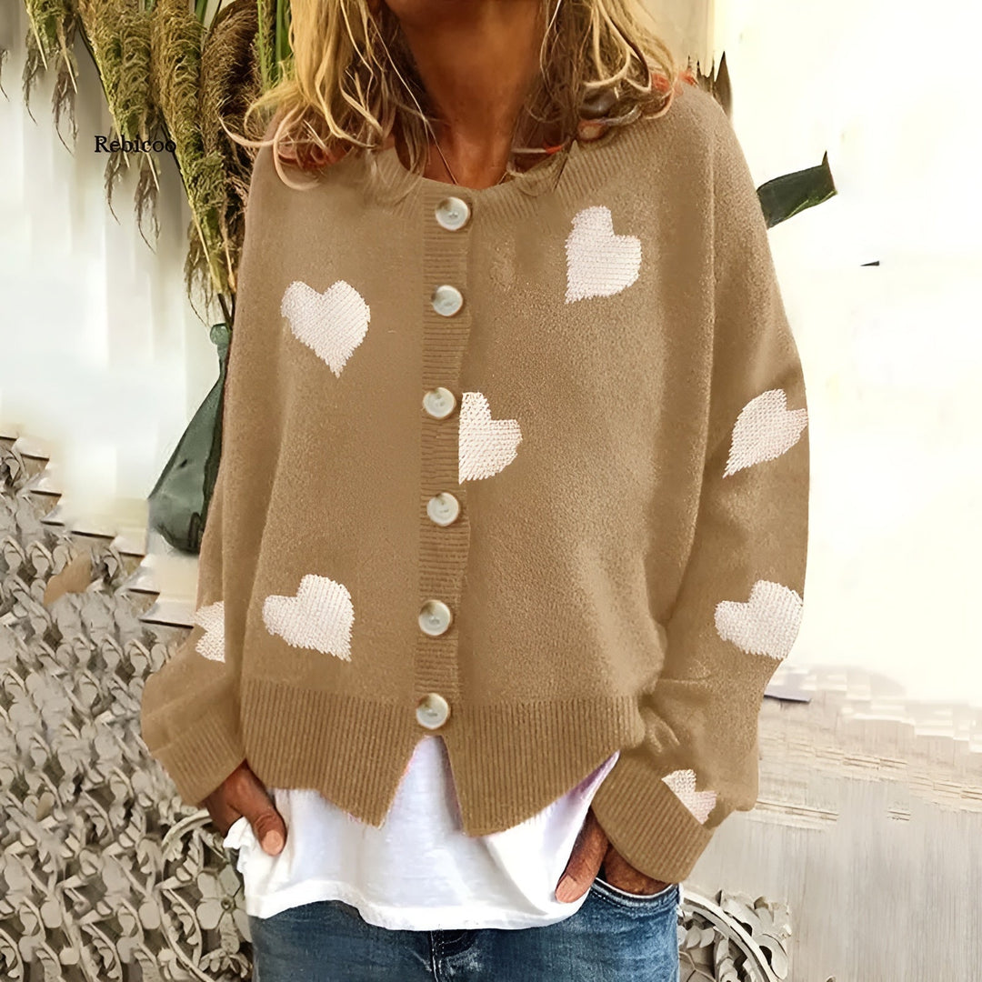 Aina™ | Hjerte-sweater