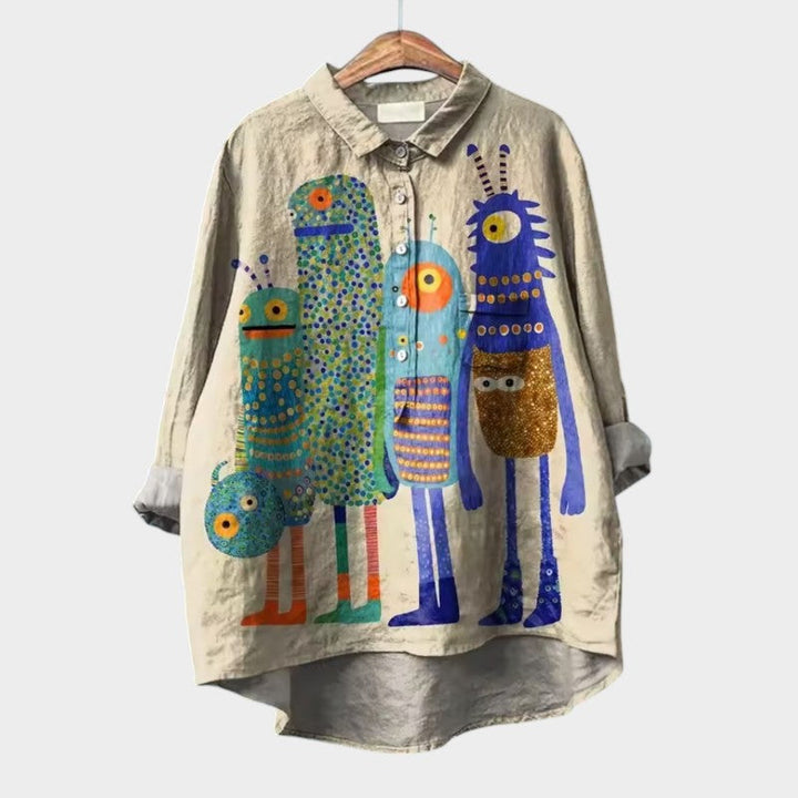 Millej™ | Kunstnerisk Printbluse