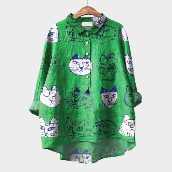 Millej™ | Kunstnerisk Printbluse