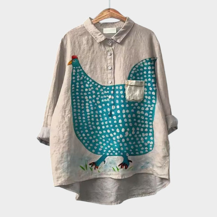 Millej™ | Kunstnerisk Printbluse