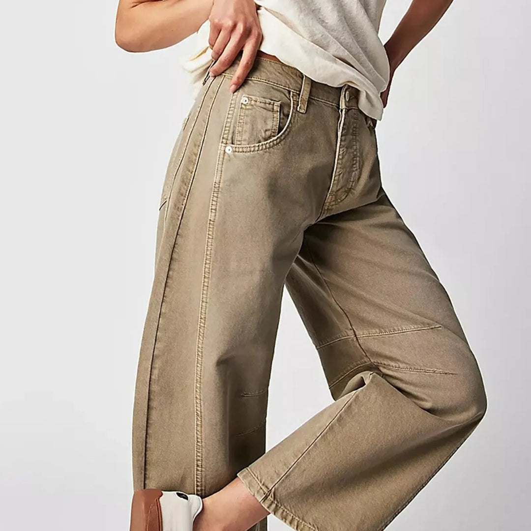 Benedicte™ | Casual Og Behagelige Jeans Med Vide Ben