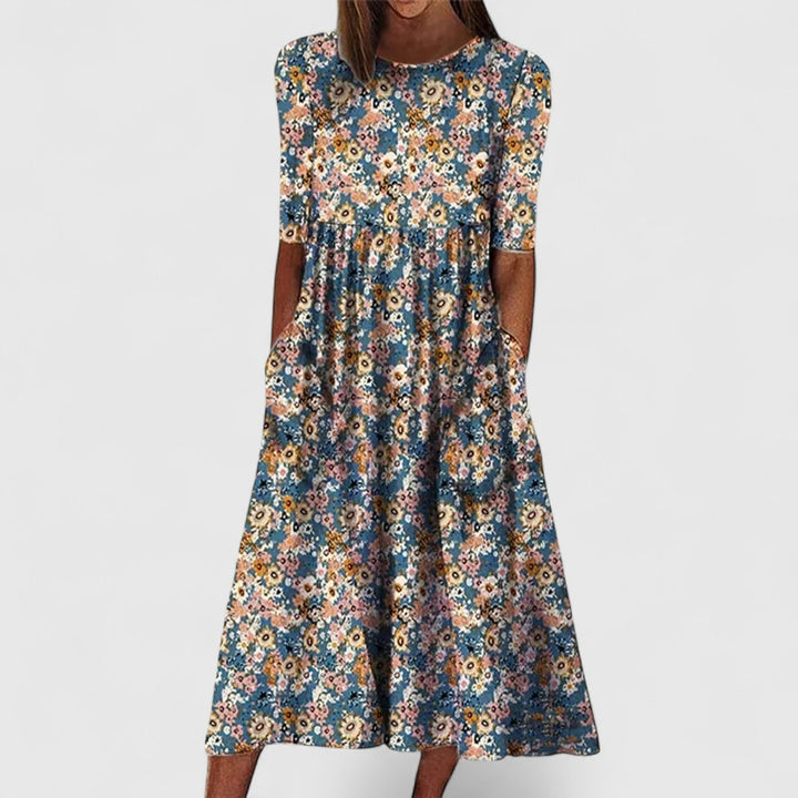 Marit™ | Blomstrende Sommerkjole