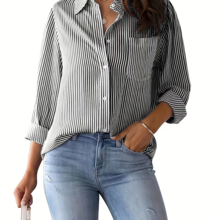 Gyda™ | Elegant bluse i bomuld med løs pasform