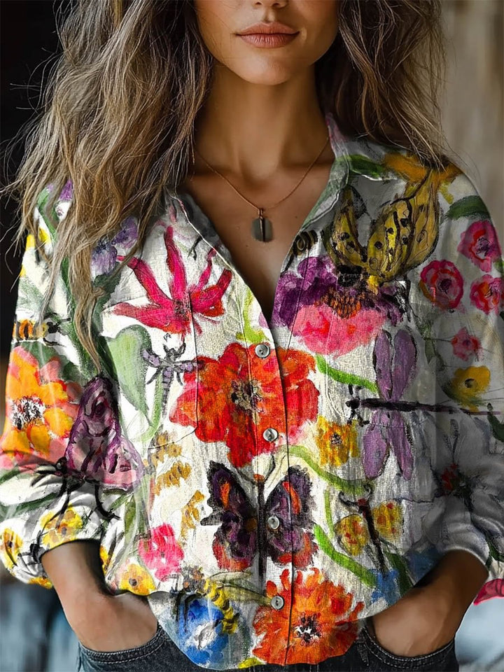 Edith™ | Strålende Solsikkebluse