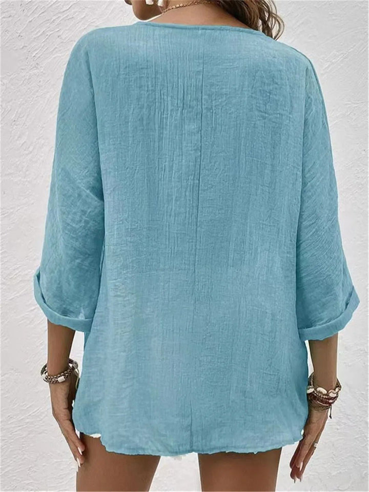 Gesine™ | Komfortabel og Casual Skjorte med Knapper