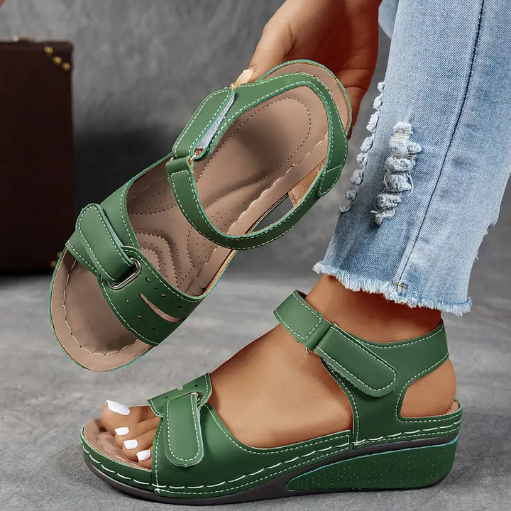 Pauline™ | Ortopædiske sandaler med kilehæl