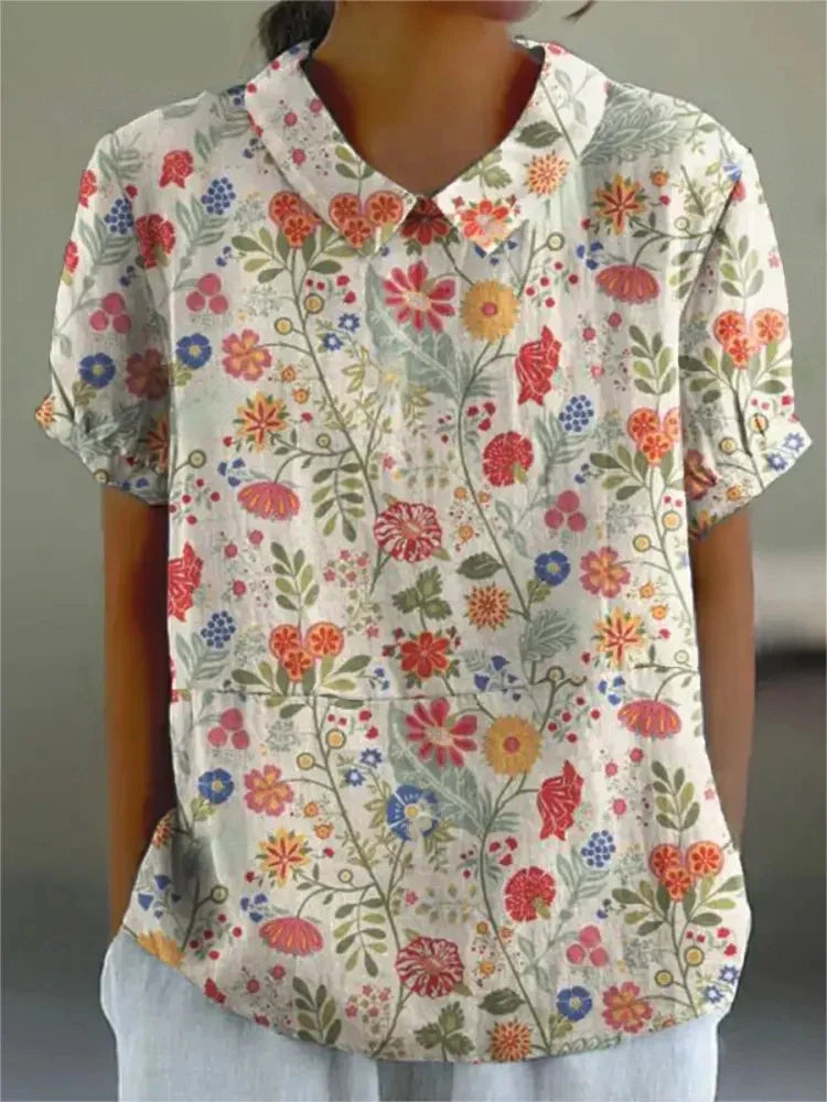 Dagmar™ | Blomstret Skjorte