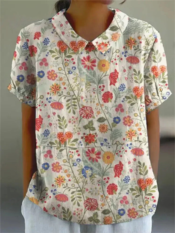 Dagmar™ | Blomstret Skjorte