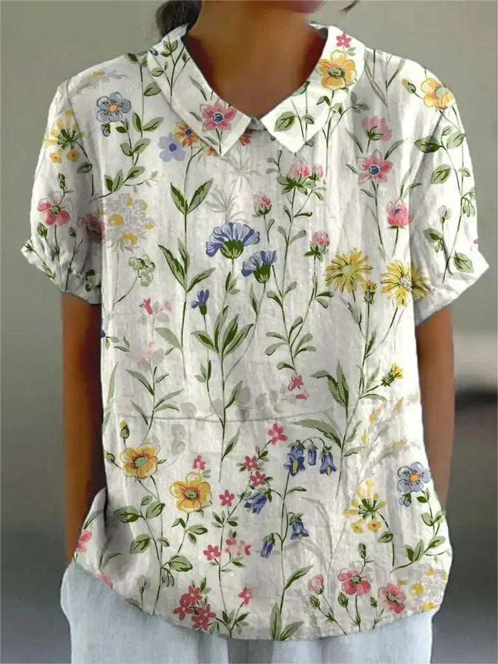 Dagmar™ | Blomstret Skjorte