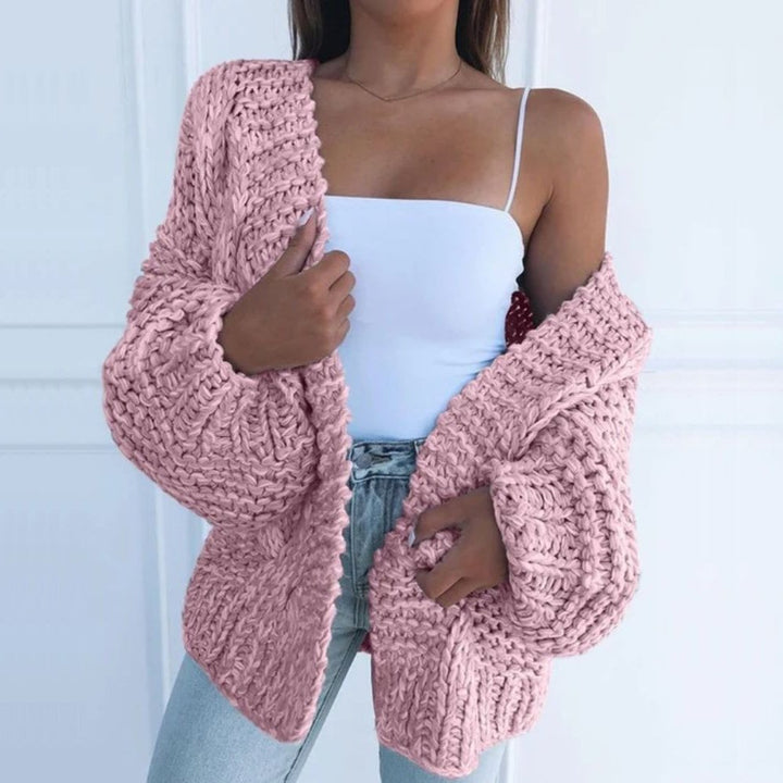 Benedikte-Marie™ | Oversize Strikvest til Hygge