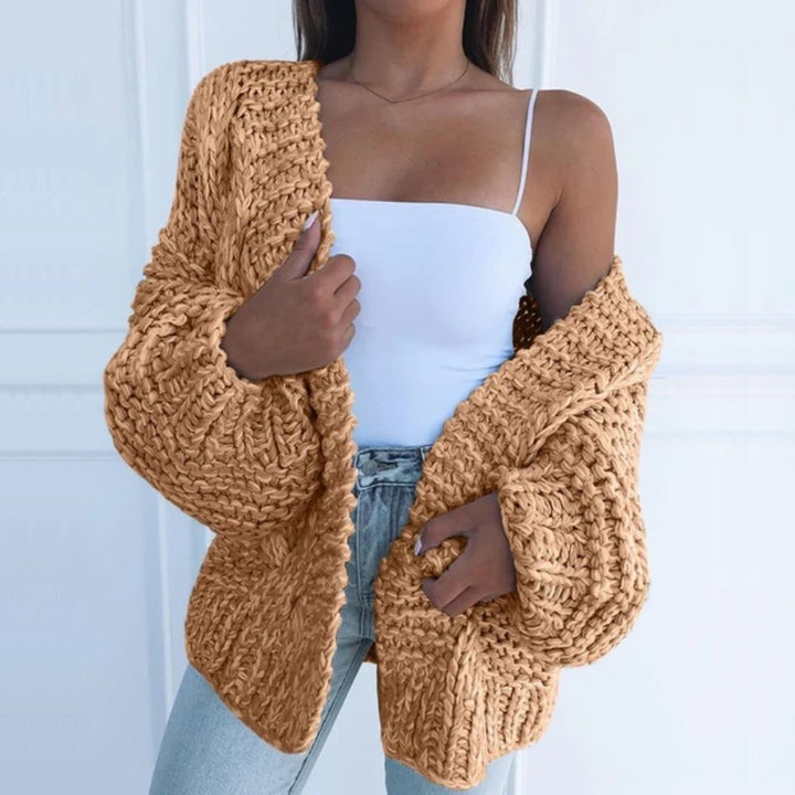 Benedikte-Marie™ | Oversize Strikvest til Hygge