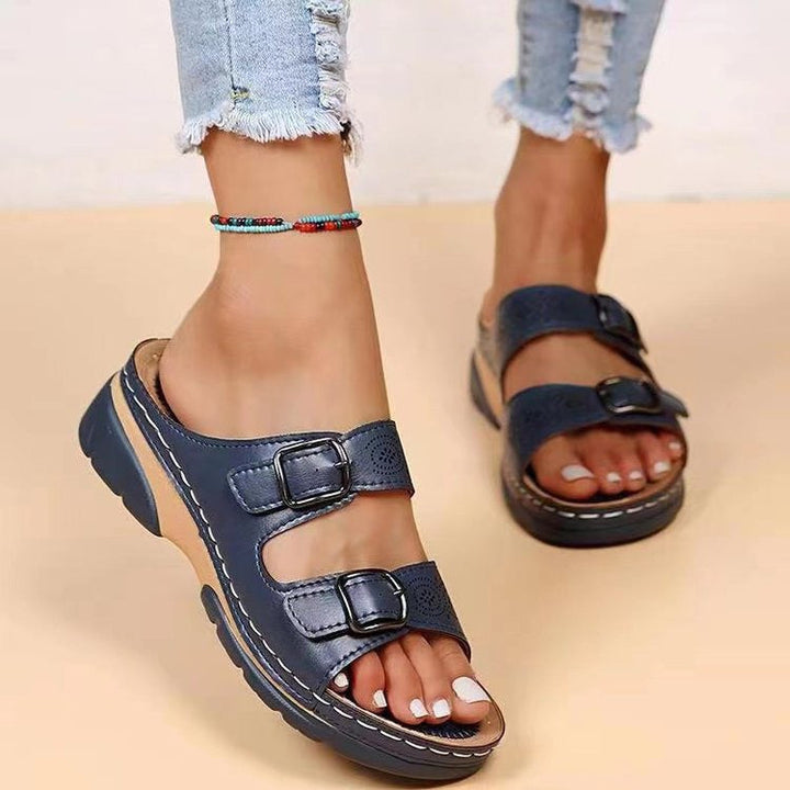 Nina™  | Ortopædiske sandaler med kilehæl