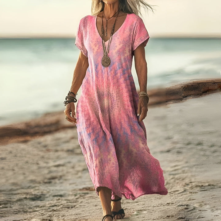 Josepha™ | Stilfuld Blomsterprint Boho Kjole